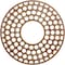 Ekena Millwork Fink Wood Fretwork Pierced Ceiling Medallion, Walnut, 16"OD x 5 3/4"ID x 3/8"T CMWP16X16X0375FFWA - alternate 1